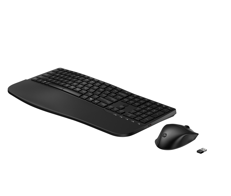 2a22553f63dd6b4c28b615bbe8ab30db.png Tastatura HP 685 Comfort Dual-Mode and Mouse Combo, Wireless, Negru - imagine 1