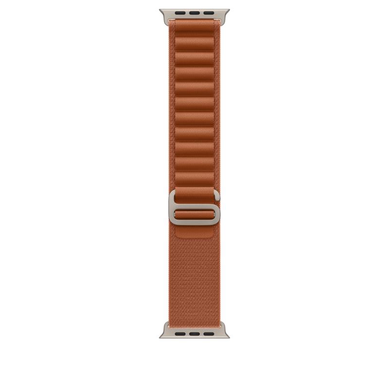 2aadae22826e82d16934886601a76ea4.jpeg Apple Watch 49mm Terra Cotta Alpine Loop - Medium - Natural Titanium - imagine 1