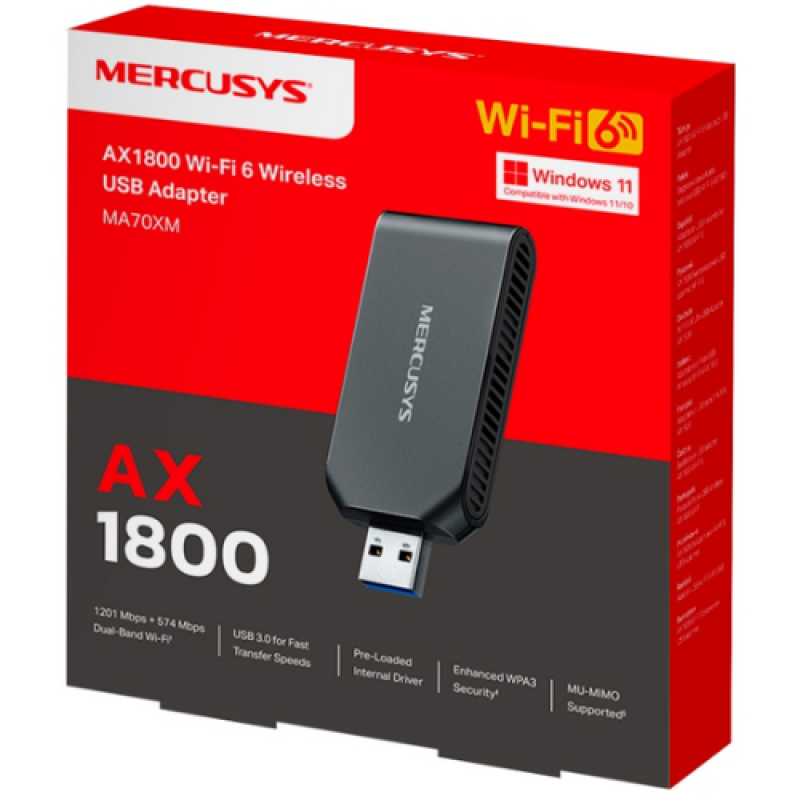 2e856b77a24cf53fbe03b344d992e00a.png AX1800 Wi-Fi 6 USB Adapter SPEED: 574 Mbps at 2.4 - imagine 1