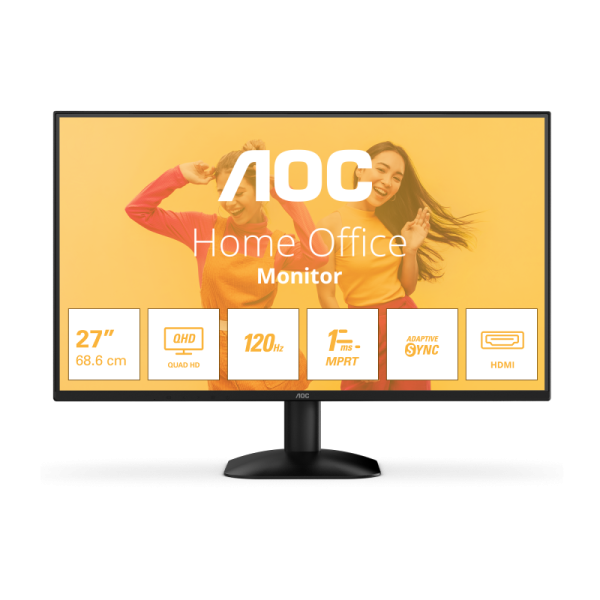 Monitor Consumer AOC Q27B35S3, 27", 2560 x 1440 pixeli, Black,