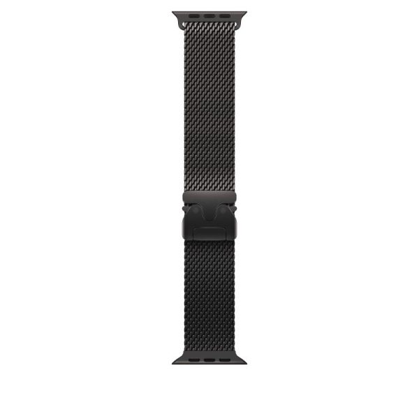 Apple Watch 49mm Black Titanium Milanese Loop - Small