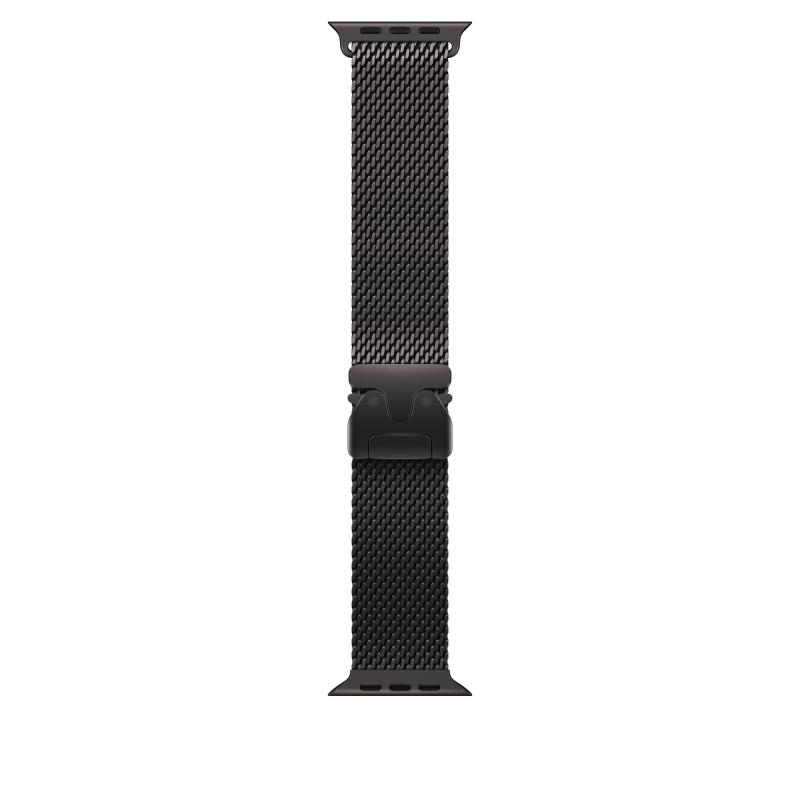 331ad0632536c92589374f15a32fac46.jpeg Apple Watch 49mm Black Titanium Milanese Loop - Small - imagine 1