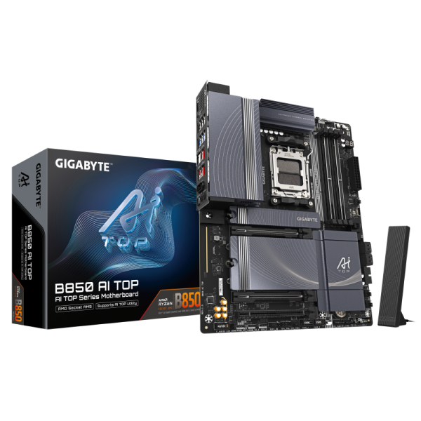 Placa de baza Gigabyte B850 AI TOP, Socket AM5, DDR5,