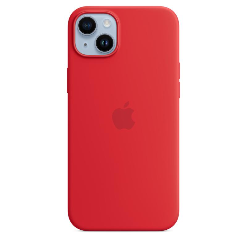 376614713ed358191946c38f3d99613f.jpeg iPhone 14 Plus Silicone Case with MagSafe - (PRODUCT)RED - imagine 1