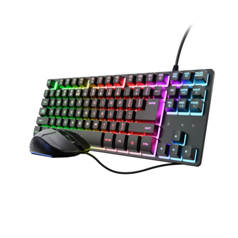 394dfff87102e89be8fd44964e471e12.png Kit Wired tastatura si mouse Trust GXT 798T 2-IN-1, negru - imagine 1