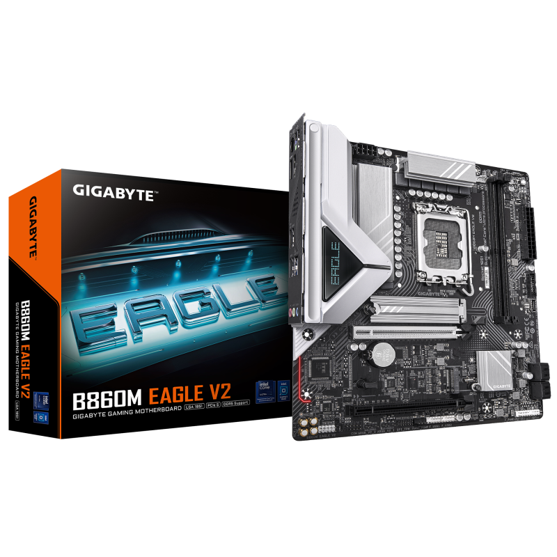 396de9411311a1507c89ac61f776ec37.png Placa de baza Gigabyte B860M EAGLE V2, Socket 1851, DDR5, - imagine 1