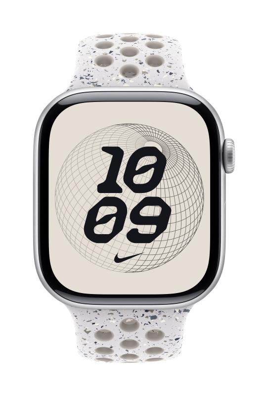 3bd76d66beca00a79ce29a62a9fe4c77.jpg Apple Watch 46mm Veiled Grey Nike Sport Band - M/L - imagine 1