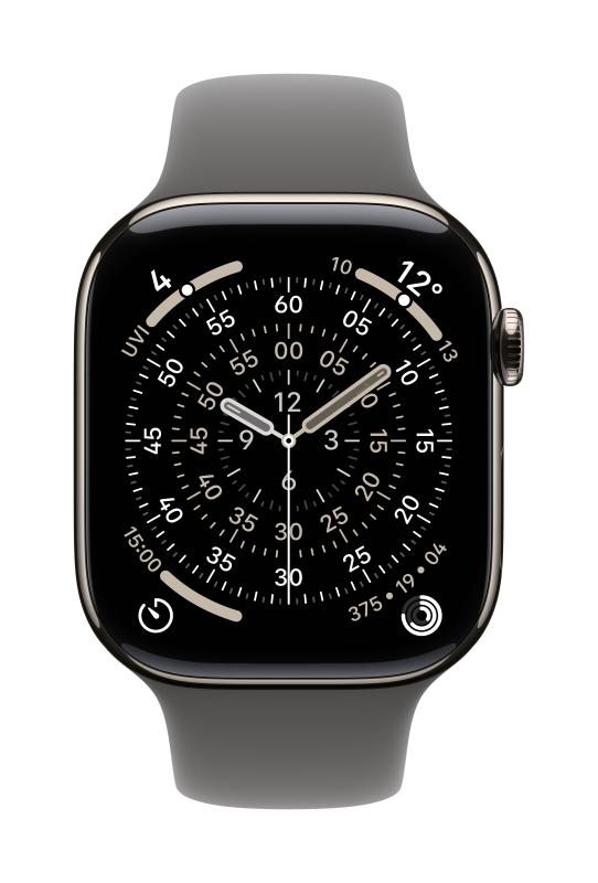 3c8e580ef05aeea02554850a229b9907.jpg Apple Watch 46mm Stone Gray Sport Band - S/M - imagine 1