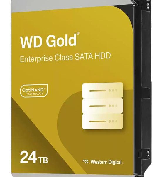 Western Digital Gold WD242KRYZ. HDD capacity: 24 TB, HDD speed: