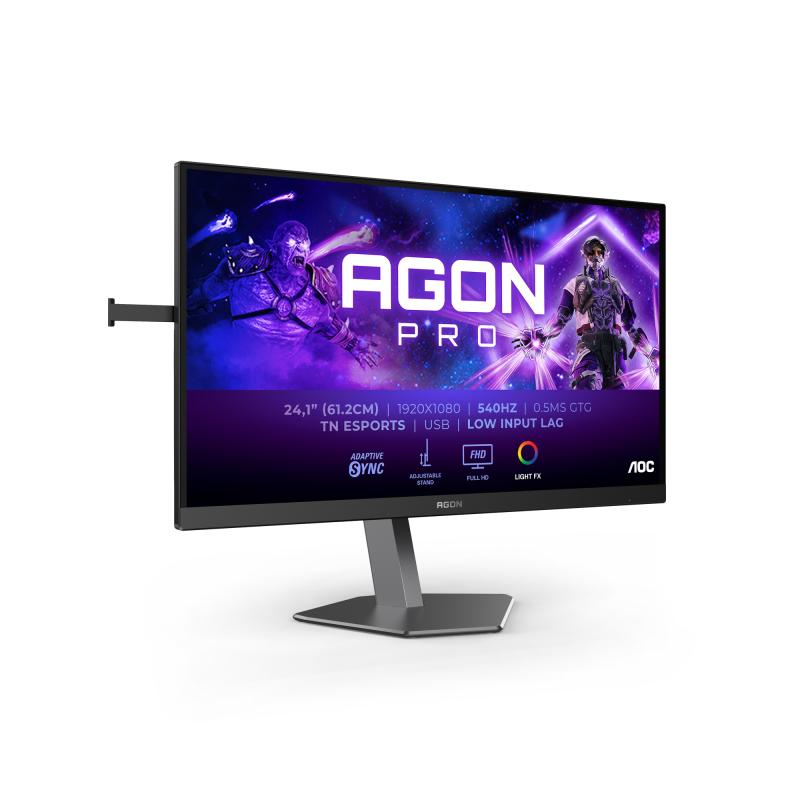 40a842ad3c8c1edfb033ed0c5639c9cb.jpg Monitor Consumer AOC AG246FK, 24.1", 1920 x 1080 pixeli, Black, - imagine 1