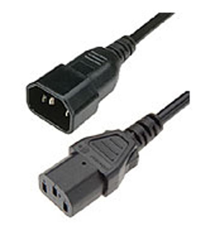412a0ef425e1af3c471ab2f96b6ad578.jpg HPE C13 - C14 WW 250V 10Amp 1.4m Jumper Cord - imagine 1