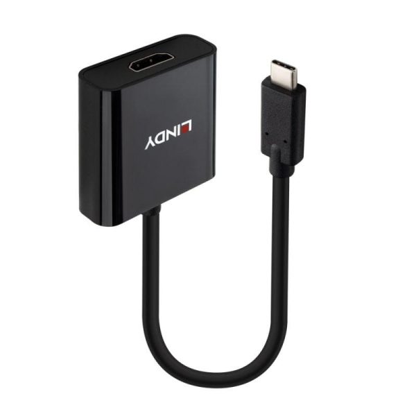 Converter Lindy USB Type C to HDMI 4K60, Supported Bandwidth: