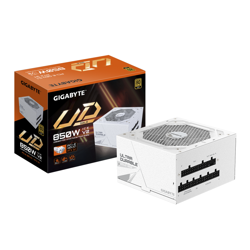 47543a26fa8c165e3acd132814cd0012.png Sursa GIGABYTE UD850GM PG5 V2 ICE, 80+ Gold, 850W - imagine 1