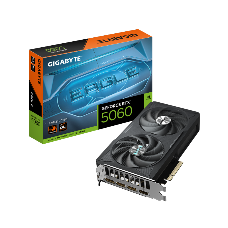 4757e433f7002126f3f9161538b4c39a.png Placa video Gigabyte GeForce RTX 5060, 8GB GDDR7, PCI Express - imagine 1
