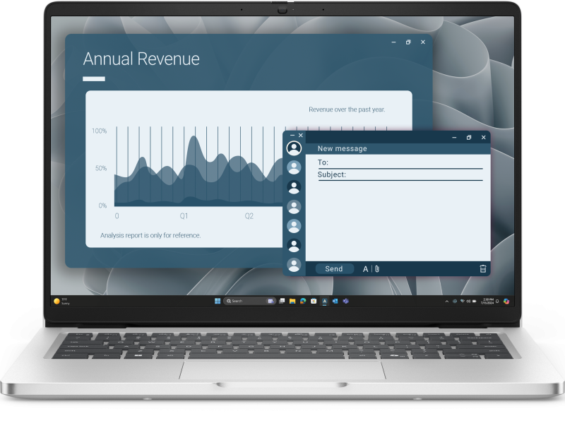 4b1d50d727bc57164a5d7700fb767373.png Laptop Business DELL Pro 14 PC14255, cu procesor Ryzen AI - imagine 1