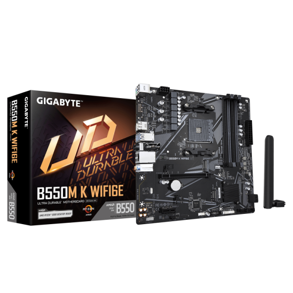 Placa de baza Gigabyte B550M K WIFI6E
