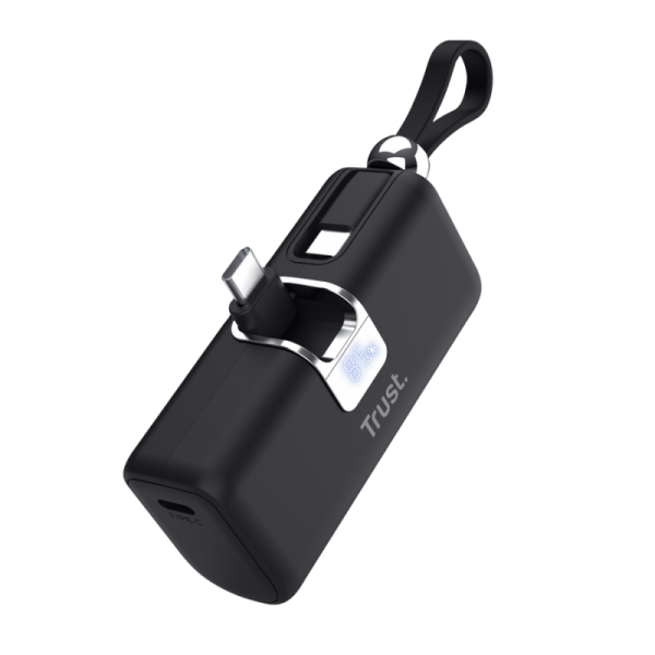 Pocket Powerbank Trust Pacto, capacitate 5000 mAh, timp reincarcare baterie
