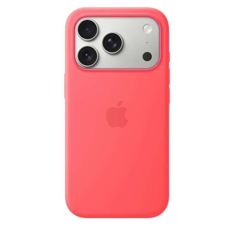 5c28c25c6a900e31eba174e88cf6e3c3.jpeg iPhone 17 Pro Silicone Case with MagSafe – Bright Guava - imagine 1