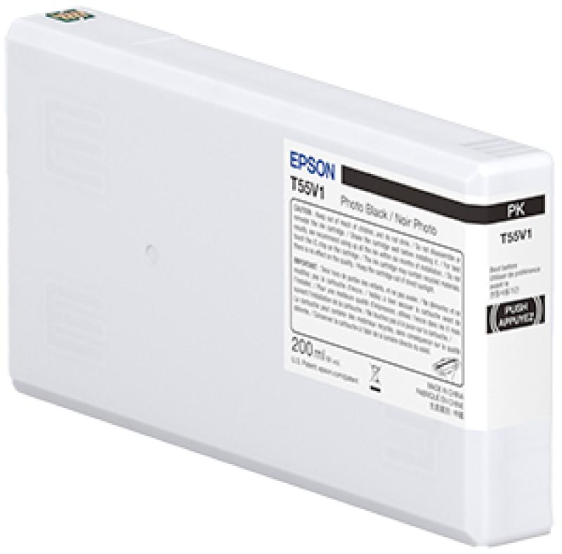 5d3a964b43c13e77102a7322eec50c93.jpeg EPSON T55W1 PHOTO BLACK INK CARTRIDGE, Ultrachrome® HDR, Capacitate:200ml, Compatibil - imagine 1