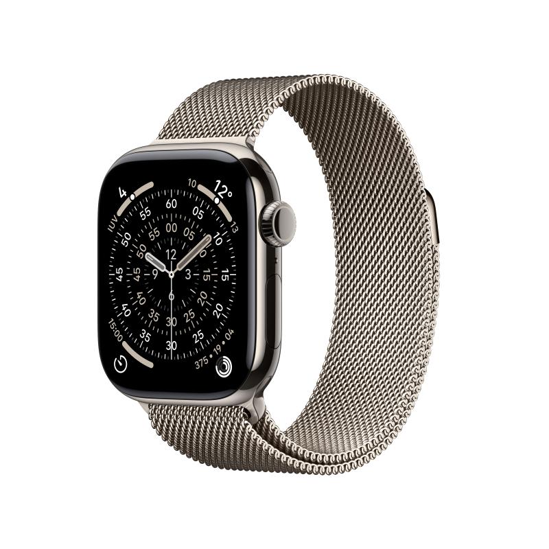 695fd03cf579e758cbc6b0cedfe823c2.jpeg Apple Watch Series 11 GPS + Cellular 42mm Natural Titanium Case with - imagine 1
