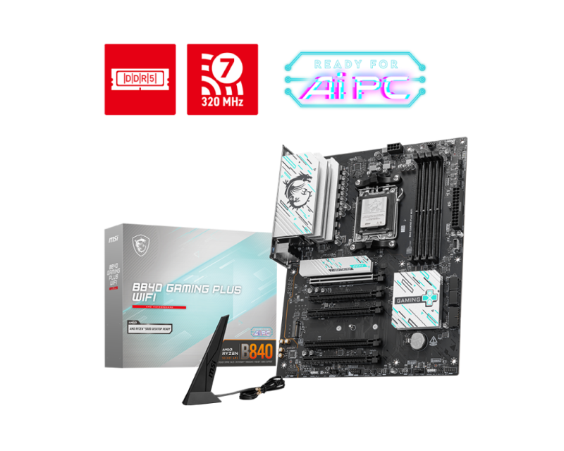 6eff010ac4570b43bd7d5df26f76faeb.png Placa de baza MSI B840 GAMING PLUS WIFI, Socket AM5, - imagine 1