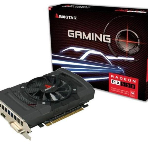 Placa video Biostar Radeon RX 550, 4GB GDDR5, PCI Express
