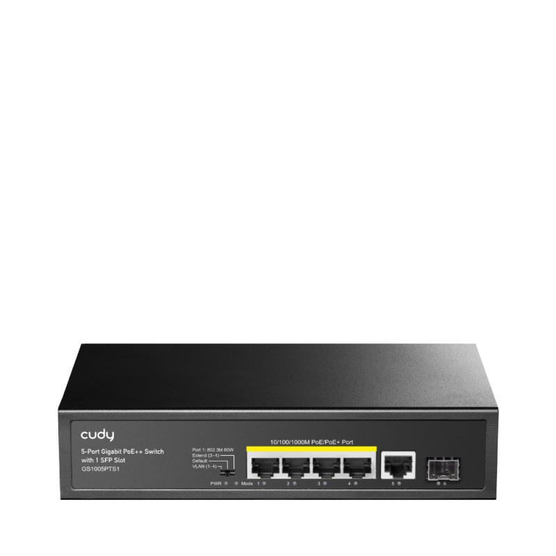 72115d5c452666814cd9f4200544f287.jpeg CUDY 5-Port 10/100/1000M PoE+ Switch 120W, 4-Port 10/100/1000M PoE+ ports, - imagine 1