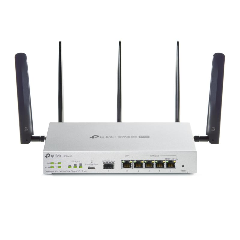 7221a33d96f7694712b9abe9ca855919.jpeg Omada Pro 4G+ Cat6 AX3000 Gigabit VPN Router - imagine 1