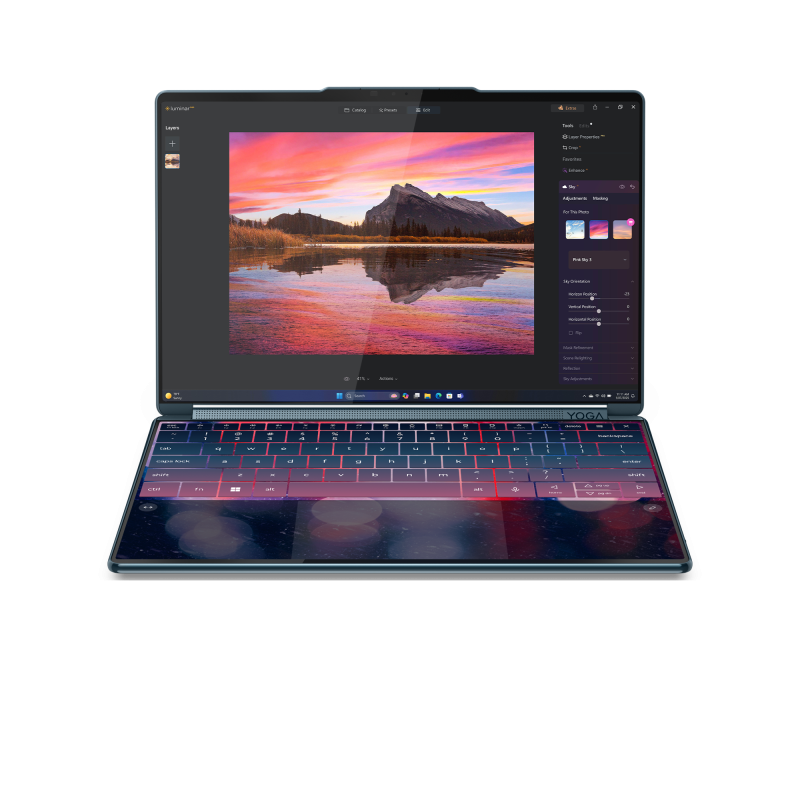 73d7ac138084d55043f8b6a9524c86d4.png Laptop Consumer Lenovo Yoga Book 9 14, cu procesor Intel - imagine 1