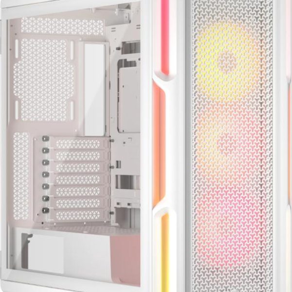 Carcasa CORSAIR iCUE LINK 5000T LX RGB, Mid Tower, White