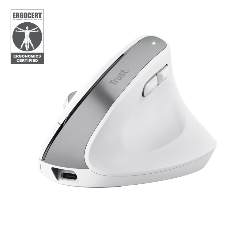 792c39cb33dd53c0c90b46f6e581a575.png Mouse Wireless Trust Bayo+, 2400 dpi, Alb - imagine 1