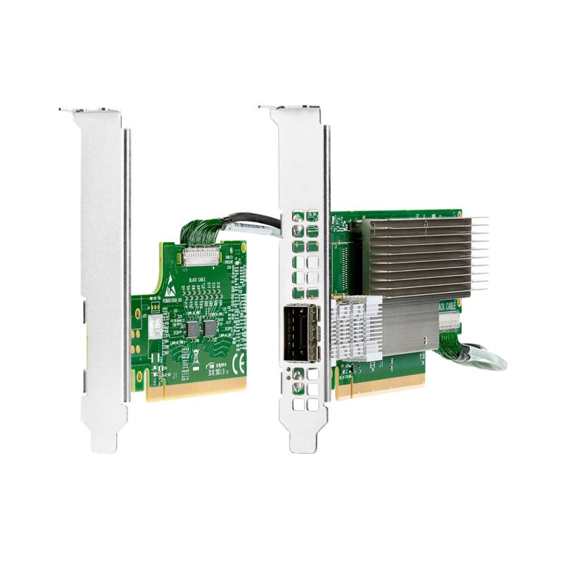 7a329d9f5b7937a2a18b04b10f8ad42f.jpg HPE InfiniBand HDR/Ethernet 200Gb 1-port QSFP56 PCIe3 x16 MCX653105A-HDAT Adapter - imagine 1
