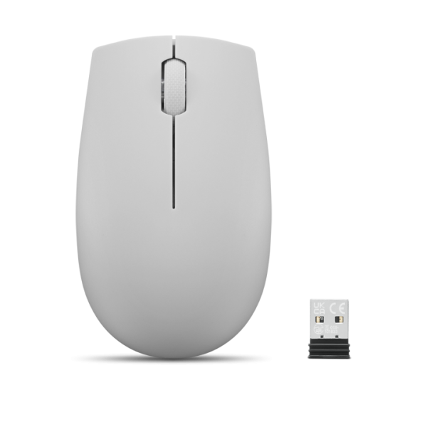 Mouse Wireless LENOVO 300, 1000 dpi, Gri