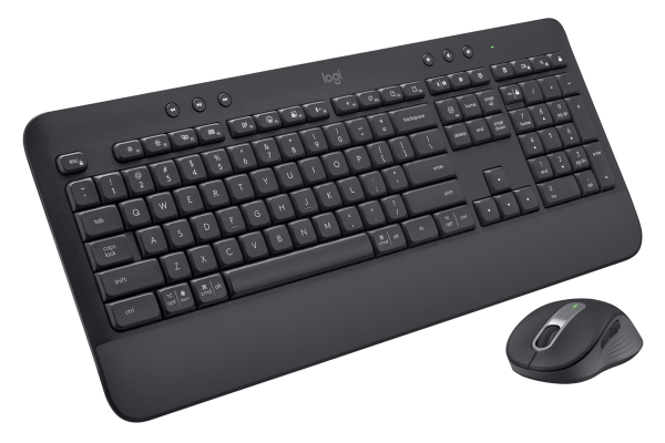 Tastatura Wireless Logitech Signature MK650 Combo for Business, Gri