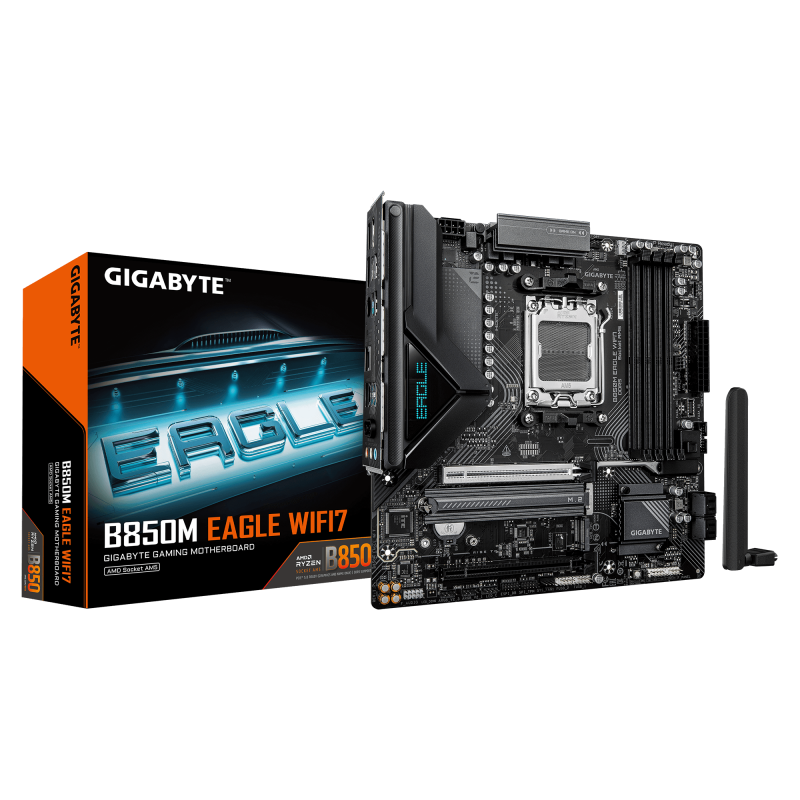 7c588c19342ebba70790a21690ca79a4.png Placa de baza Gigabyte B850M EAGLE WIFI7, Socket AM5, DDR5, - imagine 1
