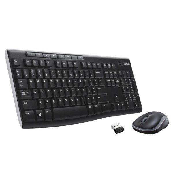 Kit Wireless tastatura si mouse Logitech Wireless Combo MK270, taste