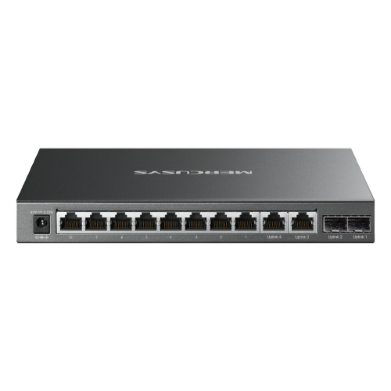 7d22932c54480fc977d6e8bd66b838b4.png 12-Port Gigabit Desktop Switch with 8-Port PoE+ PORT: 8× Gigabit - imagine 1