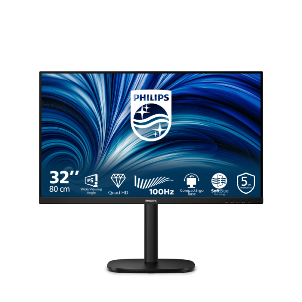 Monitor Philips 31.5" 32B2N3500/00, Diagonal (inch): 31.5, Diagonal (cm): 80,
