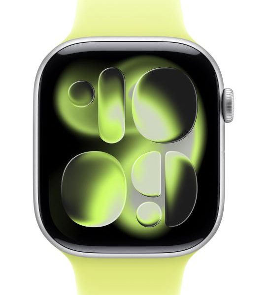 Apple Watch 46mm Neon Yellow Sport Band - S/M
