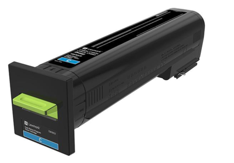 85cf2bc8935f3c160753fab29cdc2a3b.png LEXMARK 72K20C0 laser toner cyan return program ,capacitate 8 - imagine 1