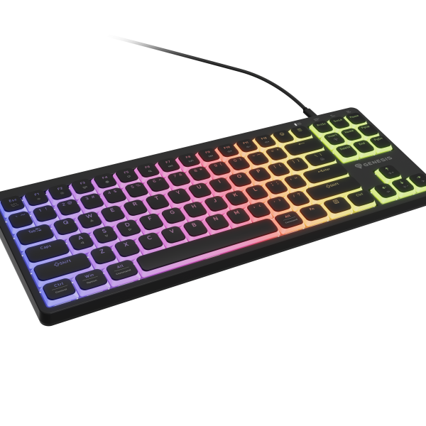 Tastatura Mecanica Gaming GENESIS Thor 430 TKL, RGB, USB, negru