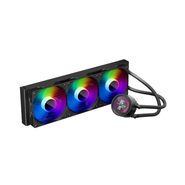 Cooler Procesor 1stPlayer Thunderstorm TS4 360-bk, display IPS, aRGB, compatibil