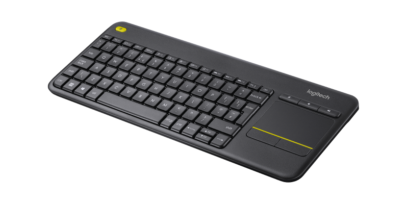 90a09f9e9250d9913349906b17d44158.png Tastatura Logitech Wireless Touch Keyboard K400 Plus, Wireless, Negru - imagine 1