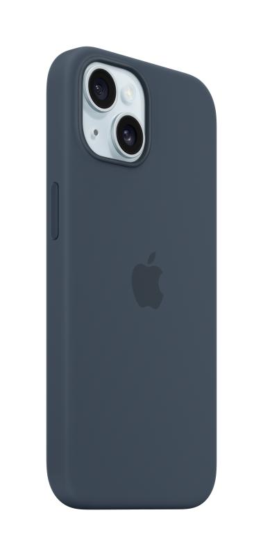 9448e9d64e02c5e54324527b2e7762c4.jpg iPhone 15 Silicone Case with MagSafe - Storm Blue - imagine 1