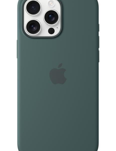 iPhone 16 Pro Max Silicone Case with MagSafe - Lake Green