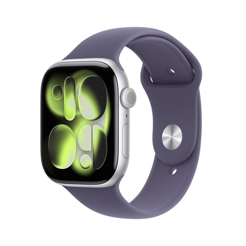9aa0d31bdce81b8ce478db96db7c0e61.jpeg Apple Watch Series 11 GPS 46mm Silver Aluminium Case with Purple Fog Sport - imagine 1