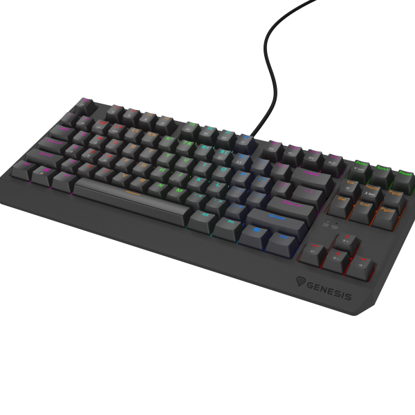 Tastatura gaming mecanica cu fir Genesis Thor 230 TKL Lite,