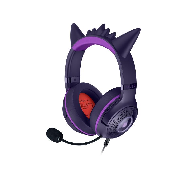 9f91aa992ea24f388aec4258fca43699.jpeg Casti Gaming Head-band RAZER Kraken Kitty V2 - Pokemon Gengar - imagine 1