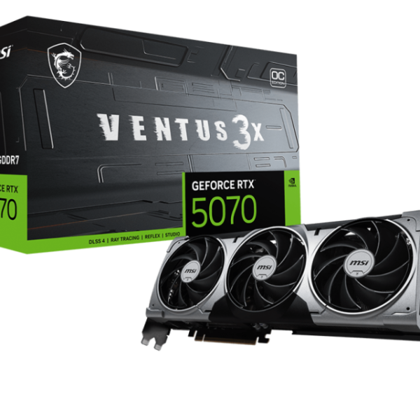 Placa video MSI GeForce RTX 5070, 12GB GDDR7, PCI Express