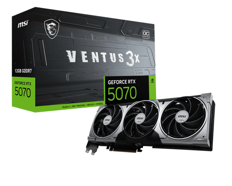 a2651a7b5a6fb947e304d8a1d18772be.png Placa video MSI GeForce RTX 5070, 12GB GDDR7, PCI Express - imagine 1